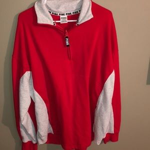 PINK Victoria’s Secret 1/4 Zip Pullover